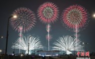 湖南浏阳焰火大会 6国焰火团队夜空对决