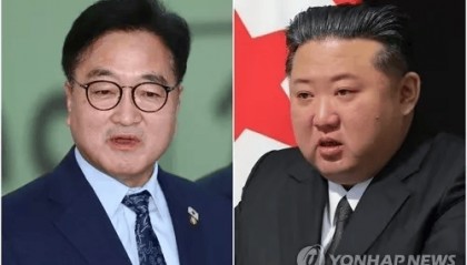 与韩国议长碰面,金正恩只回了一个字