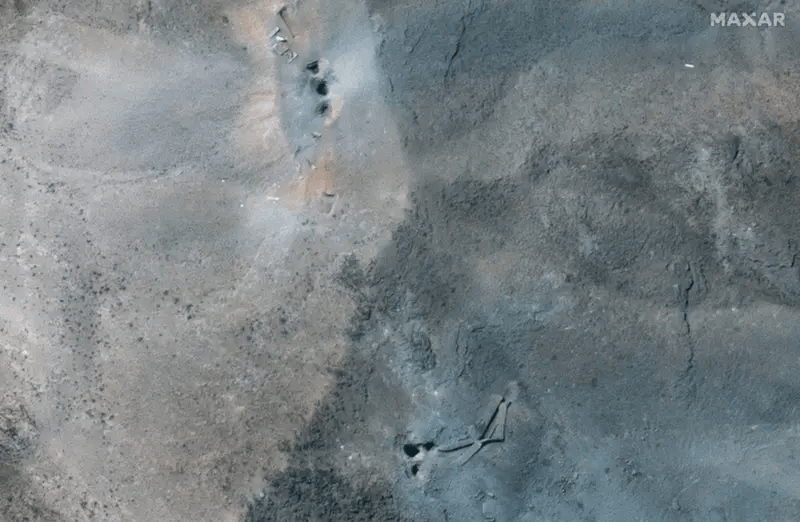 卫星图像：伊朗福尔道地下核设施出现6个新坑