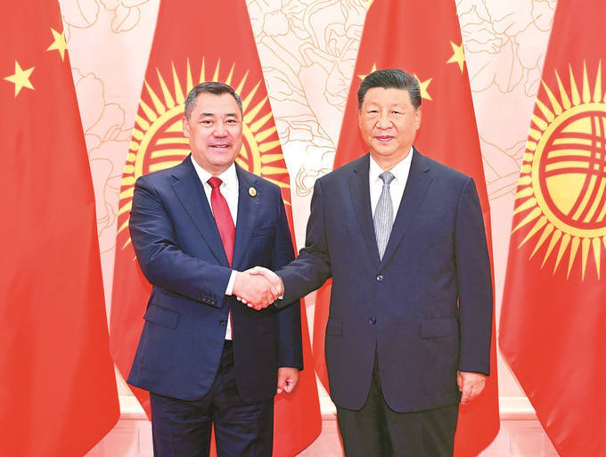 习近平分别会见来华出席2025年上合组织峰会的外国领导人
