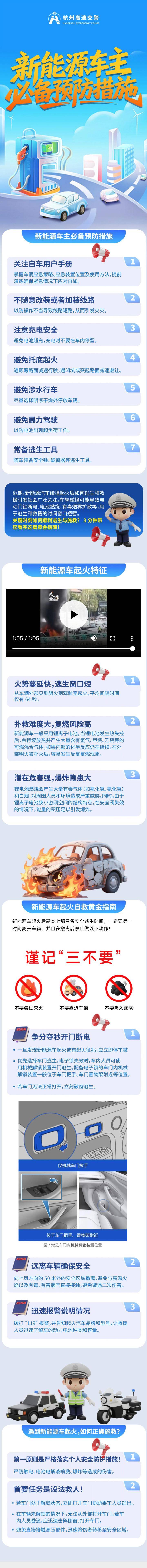新能源汽车高速“趴窝”,男子蛮力推行2公里,交警发布新能源车防范提醒