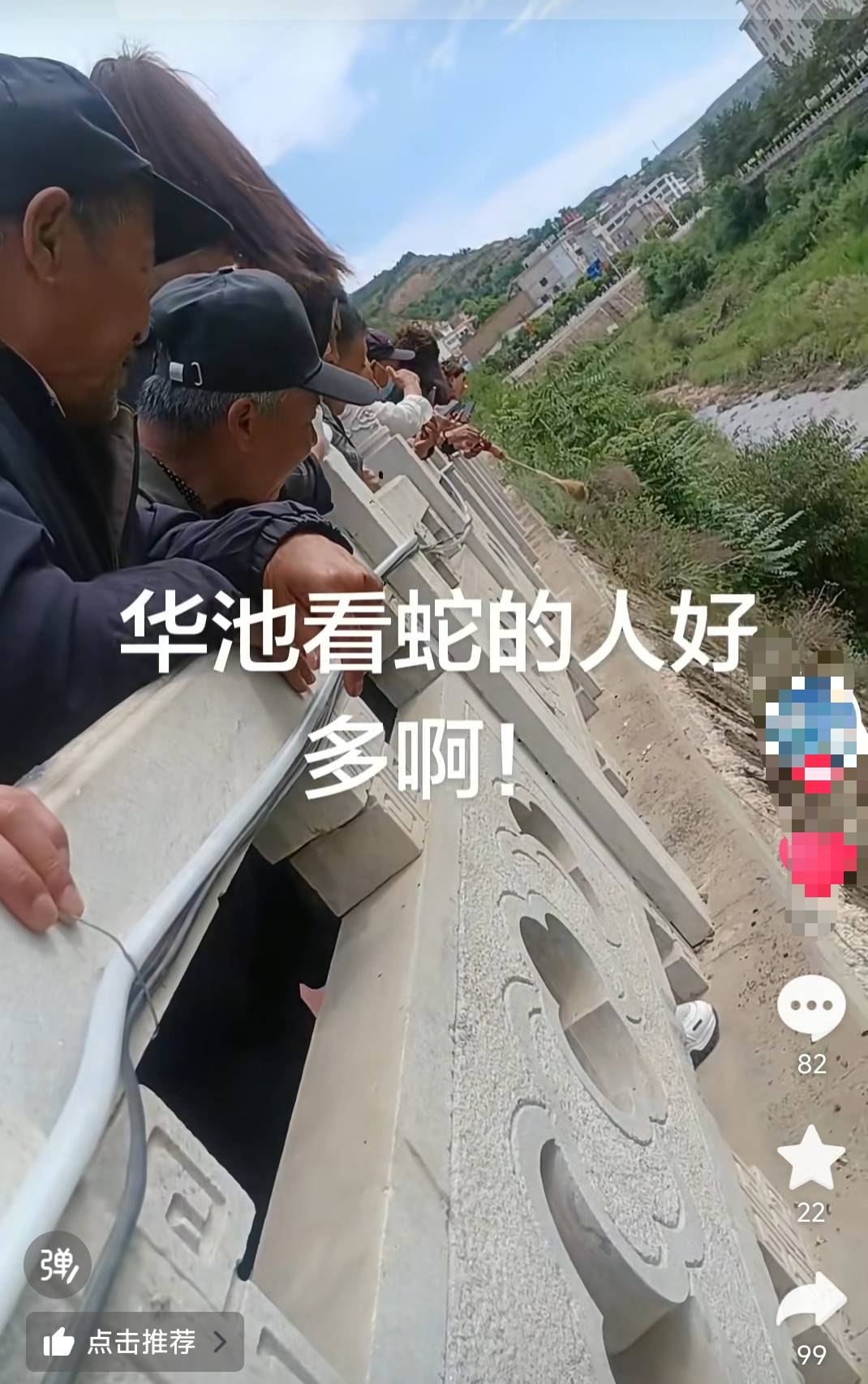 甘肃一河滩有蛇群出没引围观,当地悬挂告示牌提醒“勿靠近”:有毒,后续捕获后放归山林